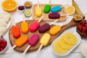 Цветные глазури для эскимо с фруктово-ягодными вкусами на основе натуральных красителей