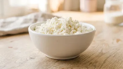 Формирование рассыпчатой консистенции творожного продукта при увеличении выхода на 5-7%