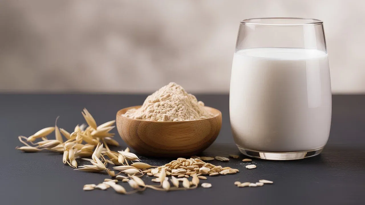 Порошок овсяный ферментированный для веганских продуктов на растительной основе